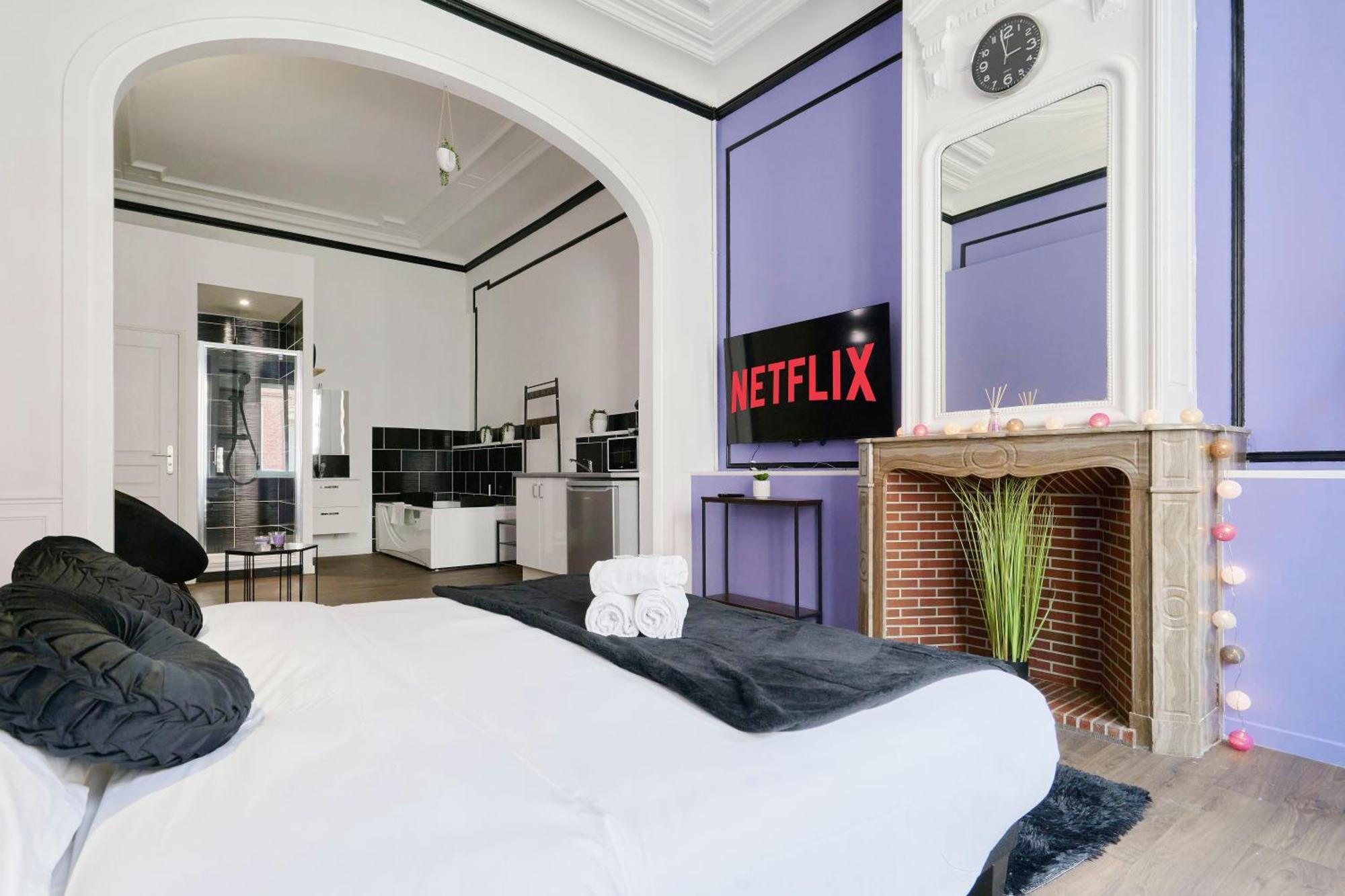 Appartamento Ng Prestige - Lille L Roubaix Trichon - Balneo - Netflix - Wifi Esterno foto